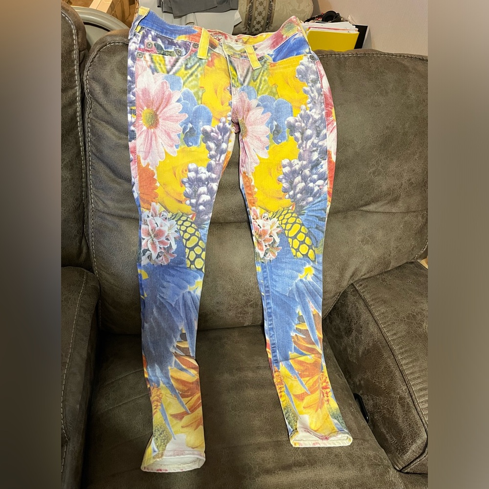 True religion colorful jeans size 27